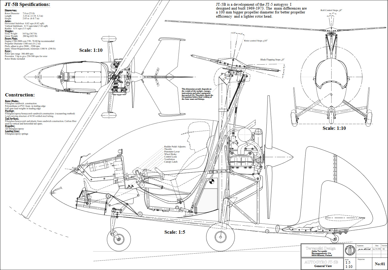 rc autogyro plans